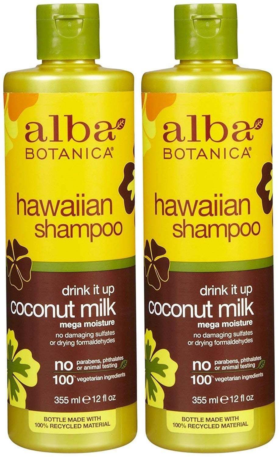 Alba Botanica Hawaiian Extra-Rich Hair Wash - Coconut Milk - 12 oz - 2 pk