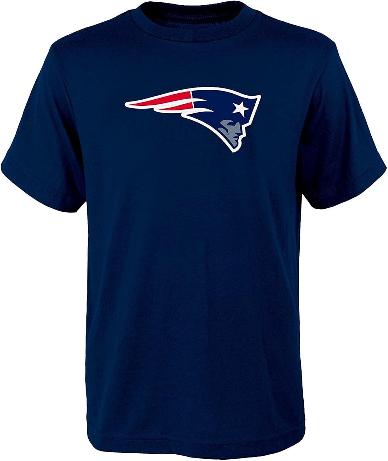 NFL Youth 8-20 Performance Team Color Primary Logo T-Shirt (X-Large 18/20, Patriots)