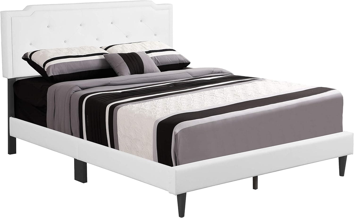 Glory Furniture 1118-QB-UP Bed - All In One Box Queen White