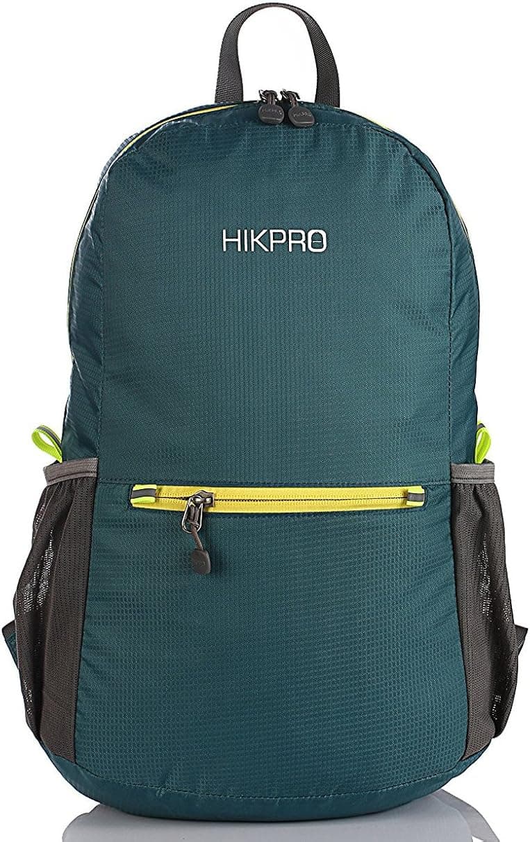 HIKPRO 20L - The Most Durable Lightweight Packable Backpack, Water Resistant Travel Hiking Daypack for Men & Women