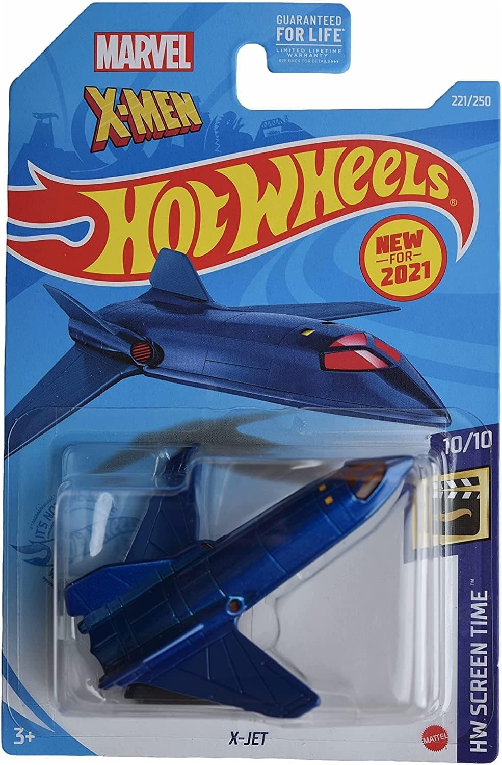 Hot Wheels X-Jet, [Blue] 221/250 Screen Time 10/10
