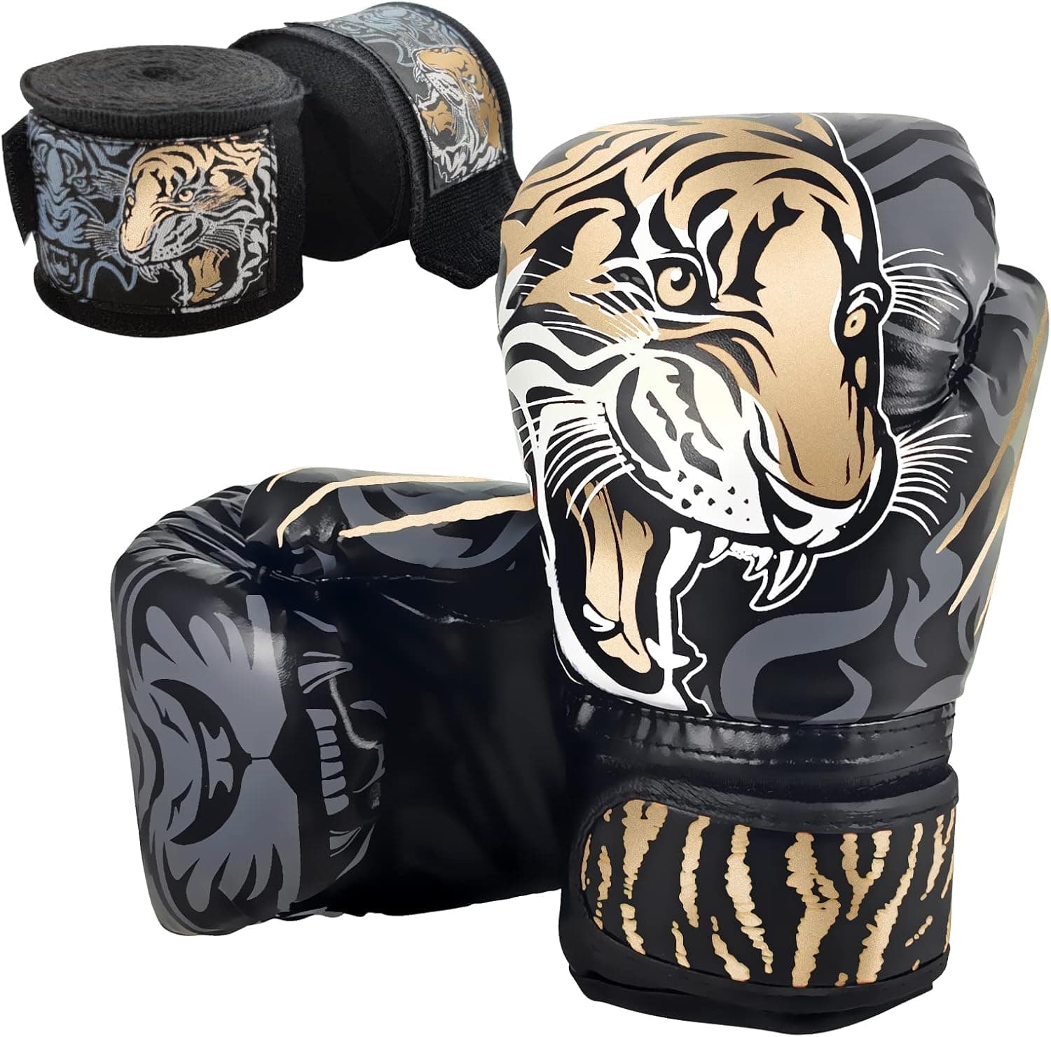 RAGECAMEL Boxing Gloves for Kids with Handwraps, Kids Boxing Gloves for 3-8 Years Girls and Boys, Kids Boxing Set, Training Boxing Gloves, Punching Gloves
