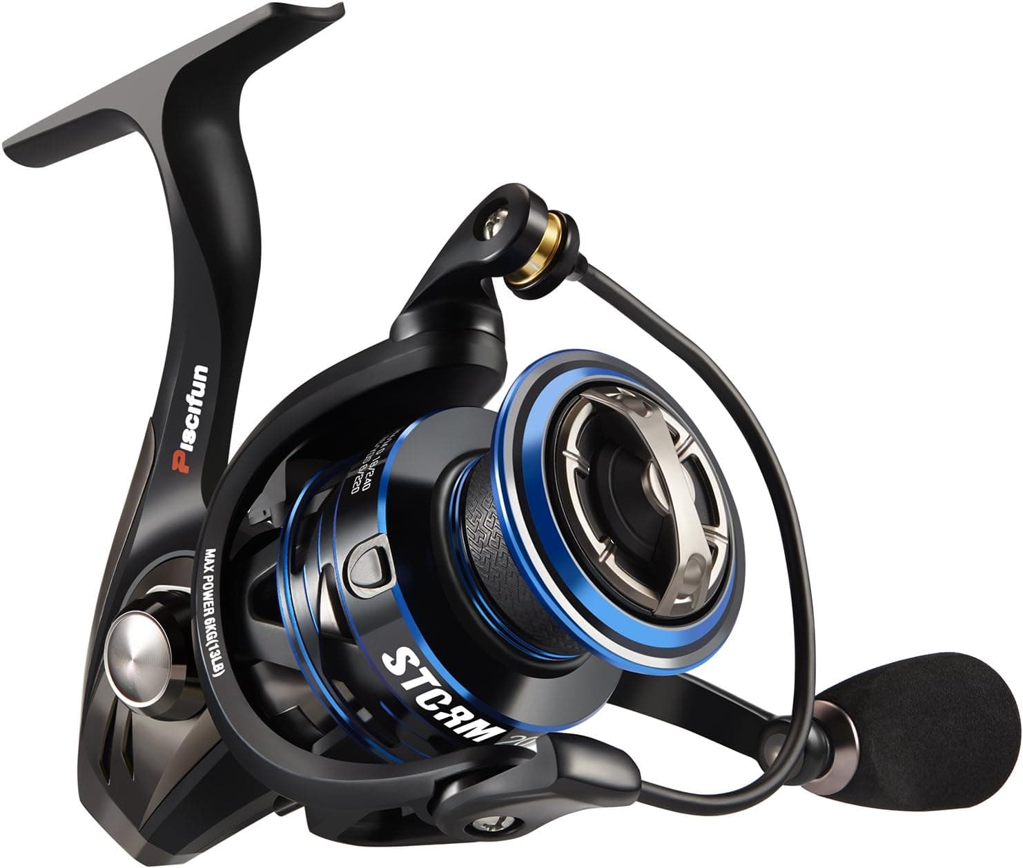 Piscifun Storm 6.2:1 Spinning Reel - High Speed Spin Reel - New 2018 Saltwater Freshwater Fishing Reels - 10+1 Shielded Ball Bearings - Super Affordable!