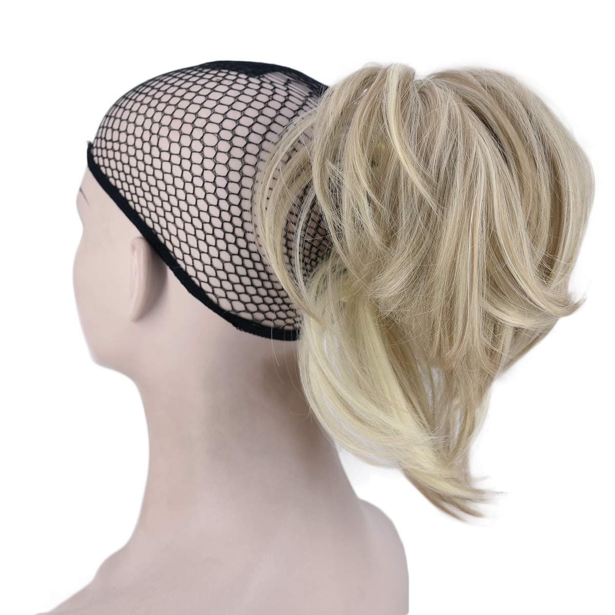 Ponytail Hair Extensions Messy Short Ponytail Synthetic Hair Clip in Ponytail (16H613)