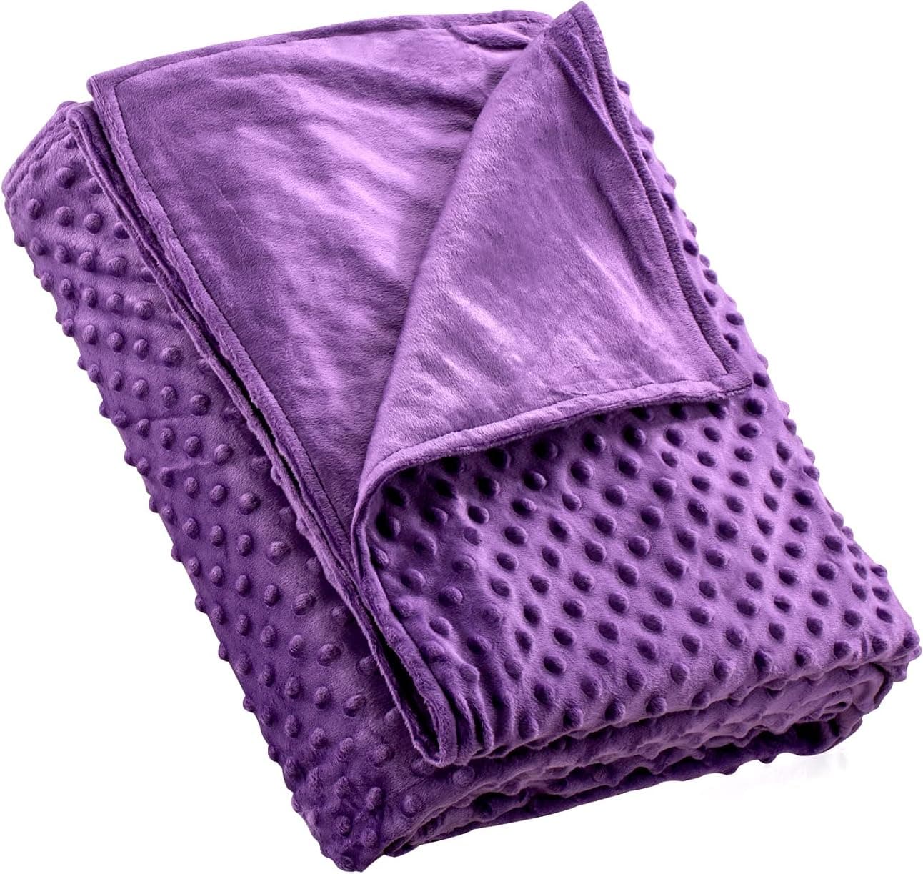 Isilila 48x72 Weighted Blanket Cover, Premium Soft Dot Duvet Cover for Weighted Blanket with 8 Ties(Removable Cover Only)