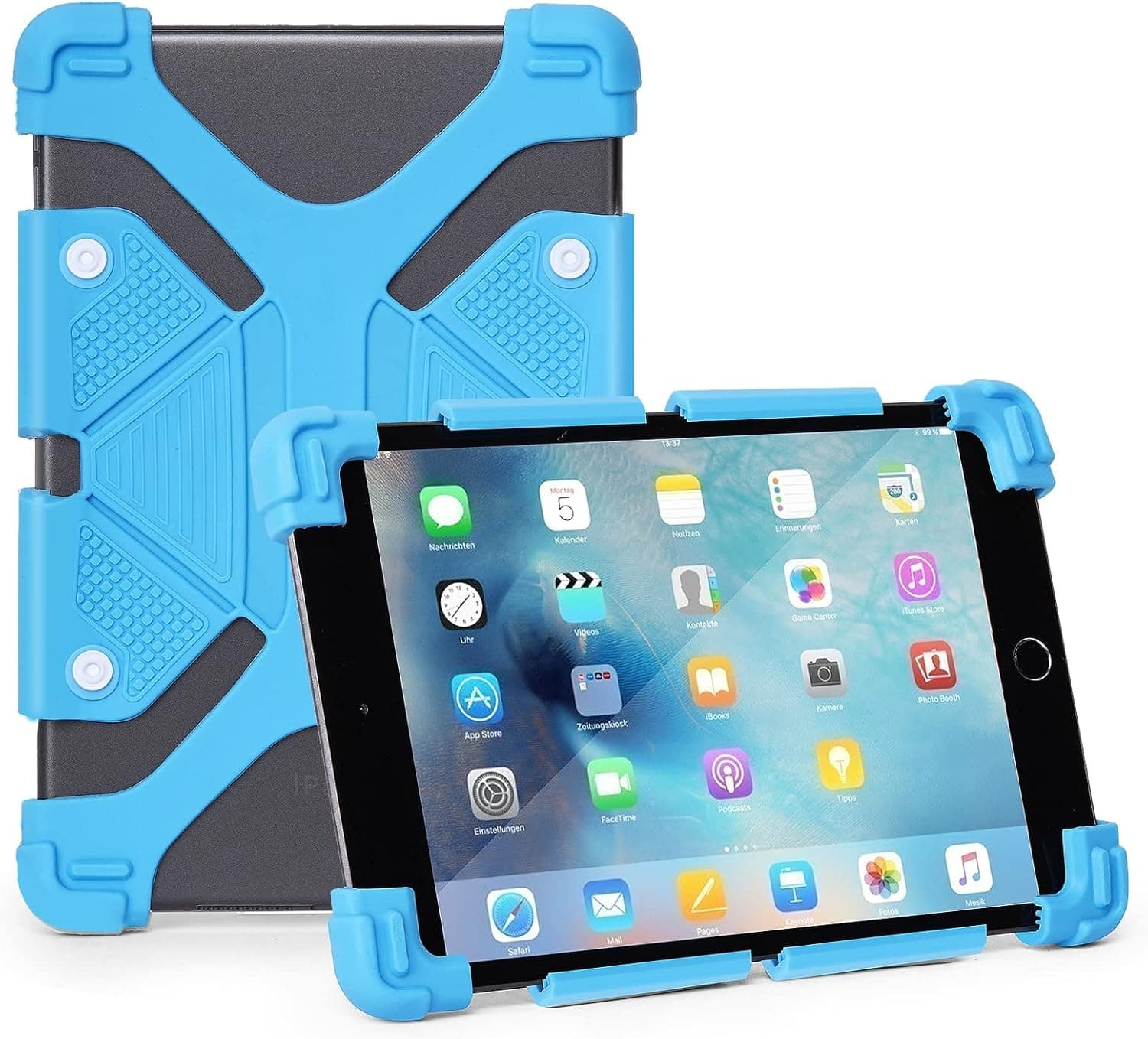 Universal 8 inch Tablet Case, Silicone Protective Cover 7.9"-8.4" for BLU M8L Plus
