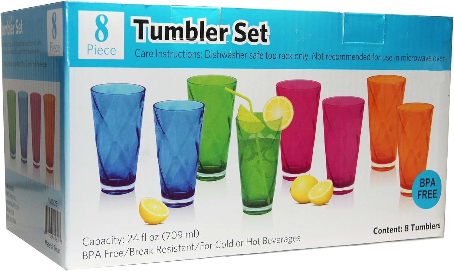 8 Pieces Tumbler Set (4 colors)