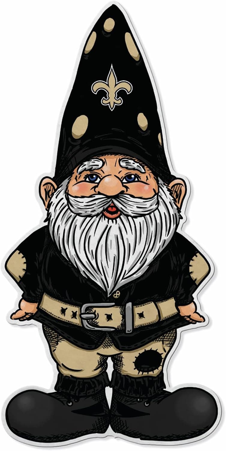 Rico Industries NFL Gnome Shape Cut Pennant Shape Cut Pennant - Home and Living Room Décor - Soft Felt EZ to Hang