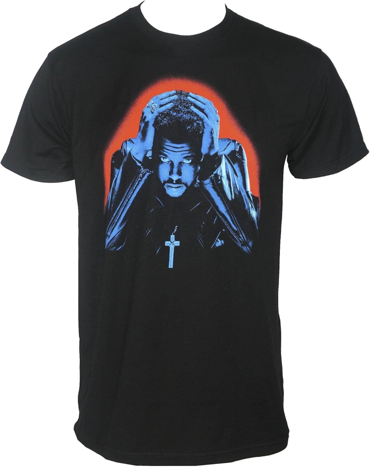 The Weeknd Men's Starboy Album Cover T-Shirt Black