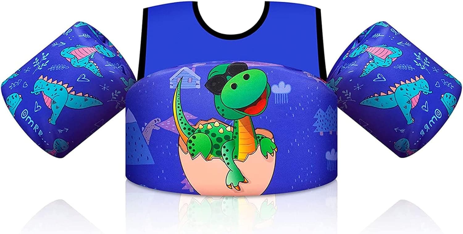 Kids Swim Vests, Children Learning to Swim and Training, Kid Pool Swim Vest for 2-6, Infant Safety Swim Aid for Toddler 22-66 lbs Boys and Girls