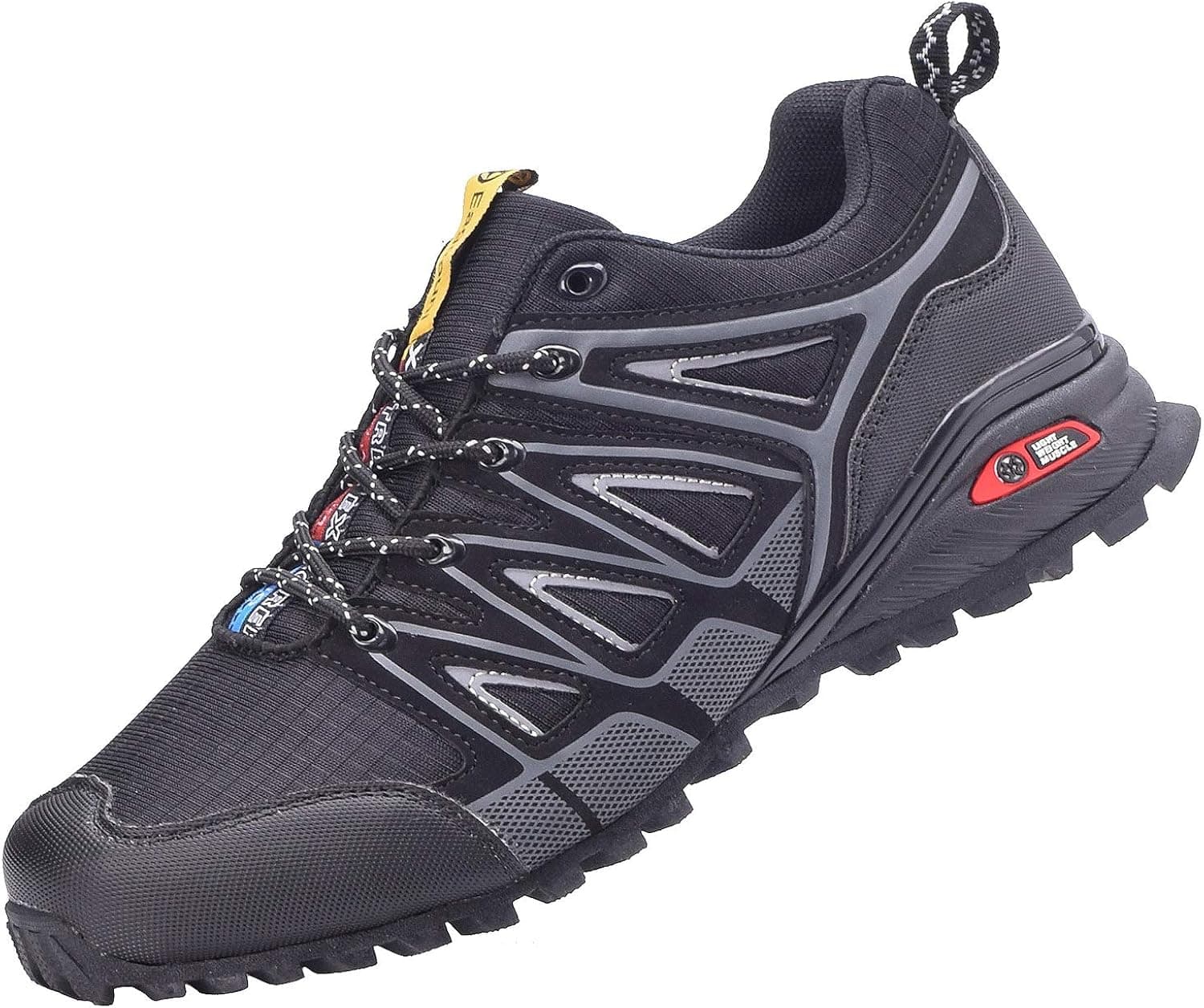 Eagsouni Men's Women's Cross Trainer Shoes Bike Biking Training Shoes Trail Running Shoes Golf Tennis Shoes Black