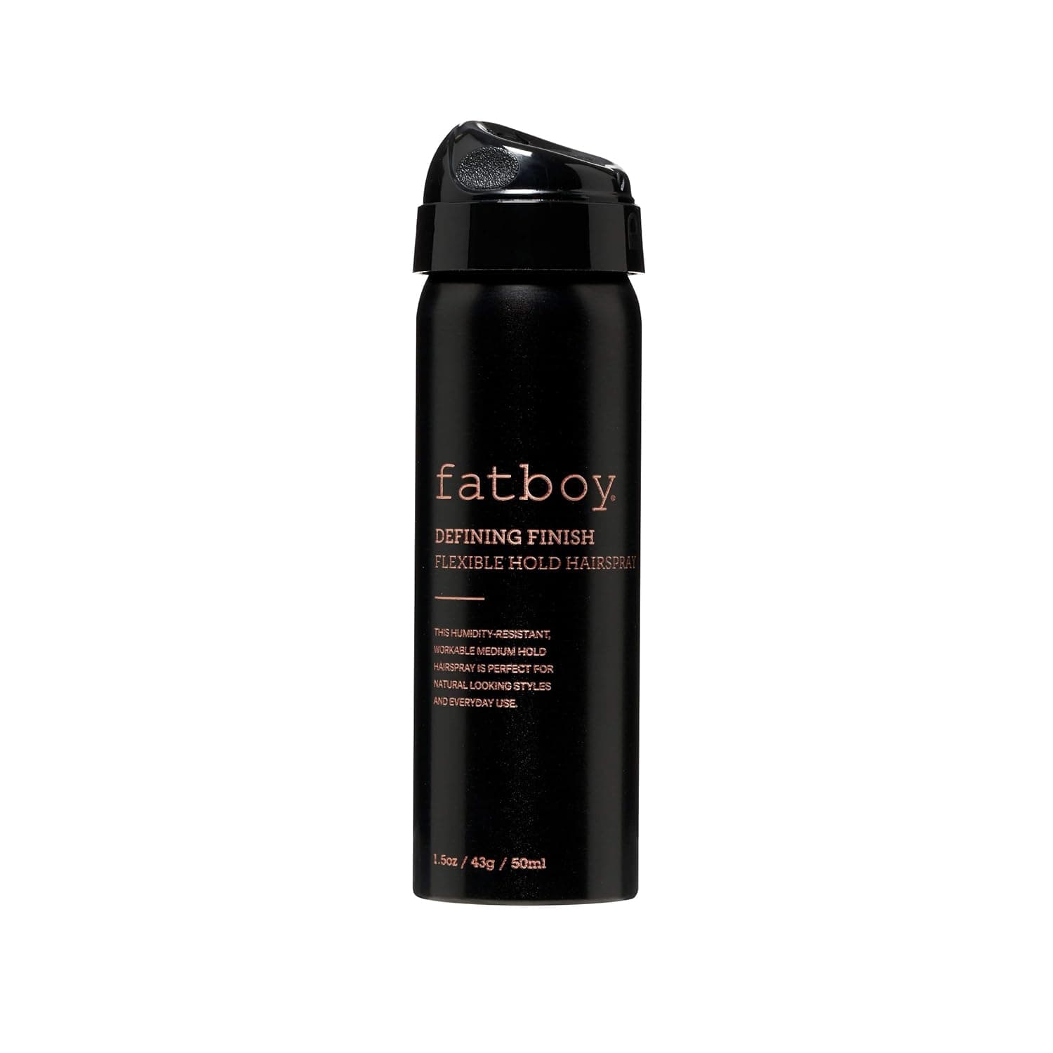 Fatboy Hair Defining Finish Flexible Hold Hairspray for Everyday Styles, Light Shine Finish, 1.5 Oz