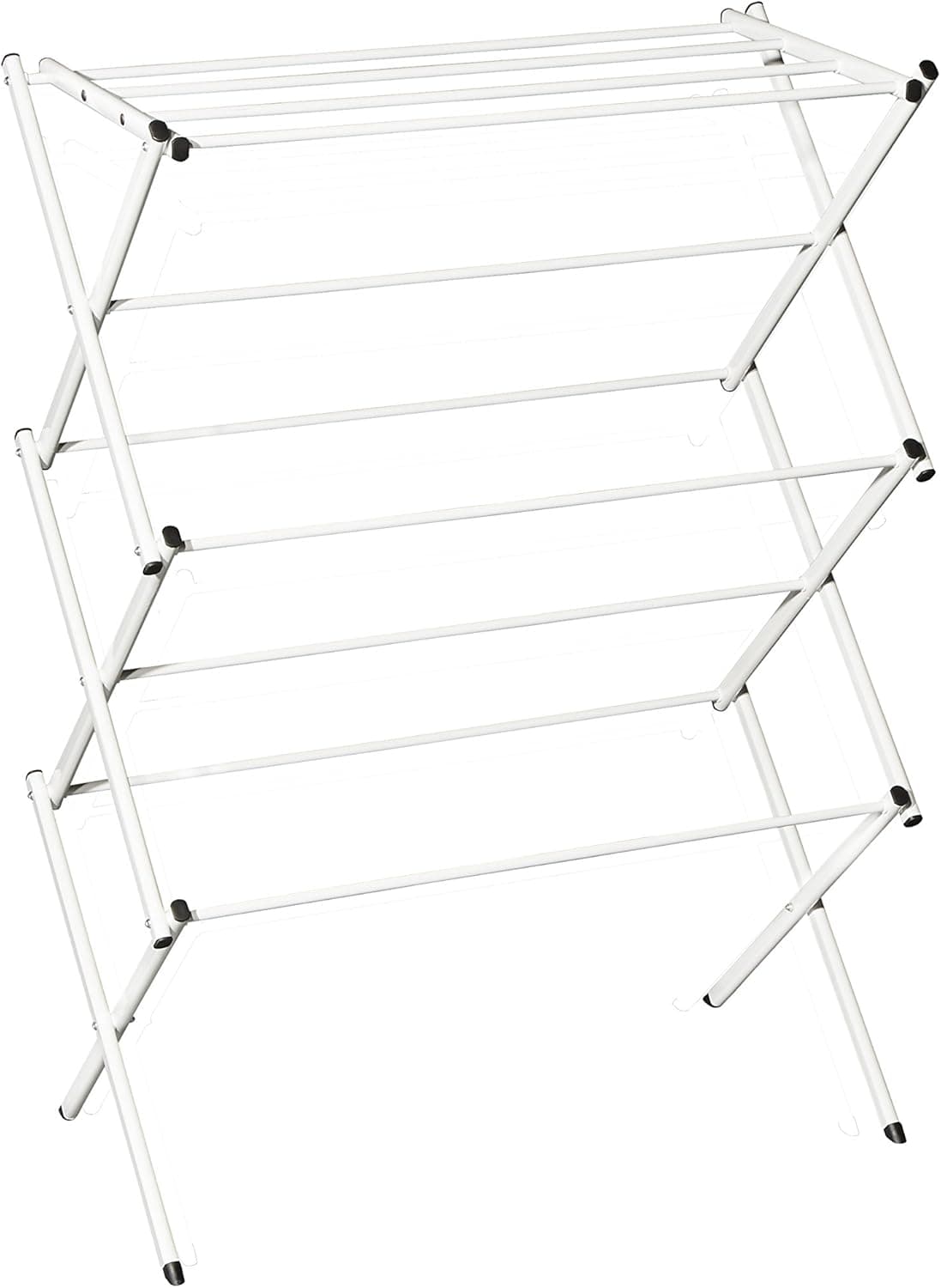 Hamilton Beach 83110 Foldable Clothes, Indoor Accordion Drying Rack, White