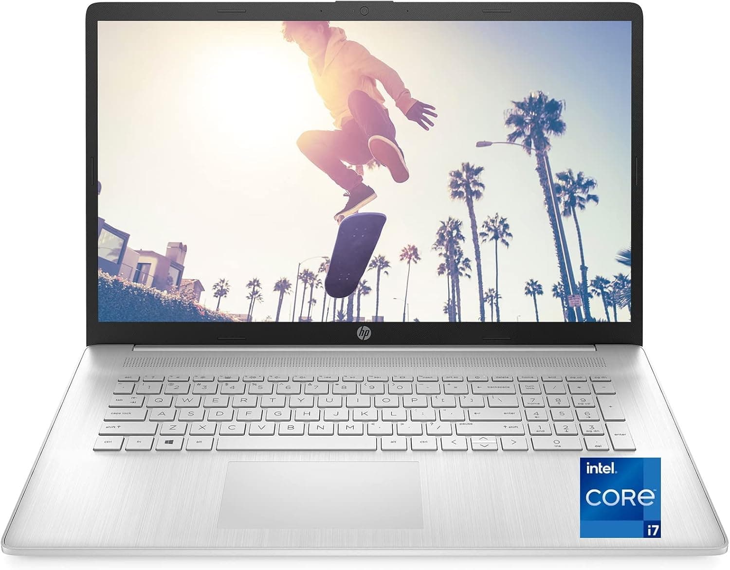 2022 HP High Performance Business Laptop - 17.3in FHD IPS LCD 11th Intel i7-1165G7 Iris Xe Graphics 32GB DDR4 1TB SSD WiFi 6 Bluetooth Backlit Keybard Win 11 Pro w/ USB Silver 17-CN0065CL