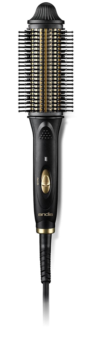 Andis 39035 High Heat Ceramic Barrel Hair Styling Brush, Black