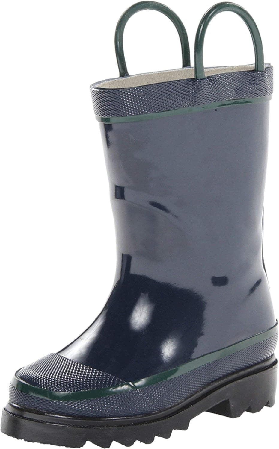 Western Chief Kids Waterproof Rubber Classic Rain Boot with Pull Handles