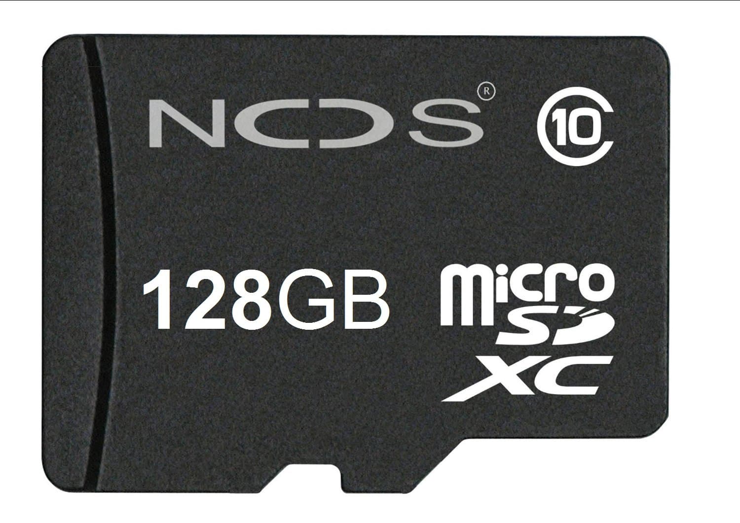 NOS Disk Extreme 128 GB MicroSD SDXC Class 1 MicroSD SDXC Class 10 Memory Card for Samsung Galaxy S7 S8 S9 S9+ S10 Note 10 Galaxy Tablet Tab 2, Tab 3 10.1 7.0