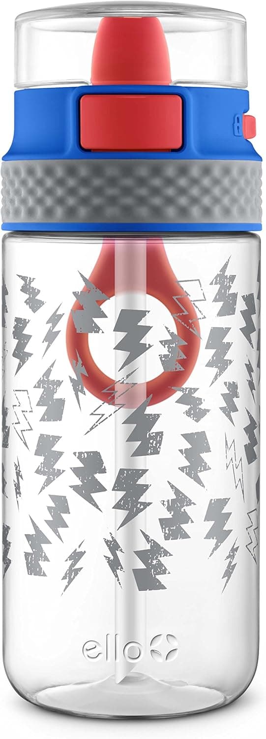 Ello Stratus Tritan Plastic Kids Water Bottle, 16 oz