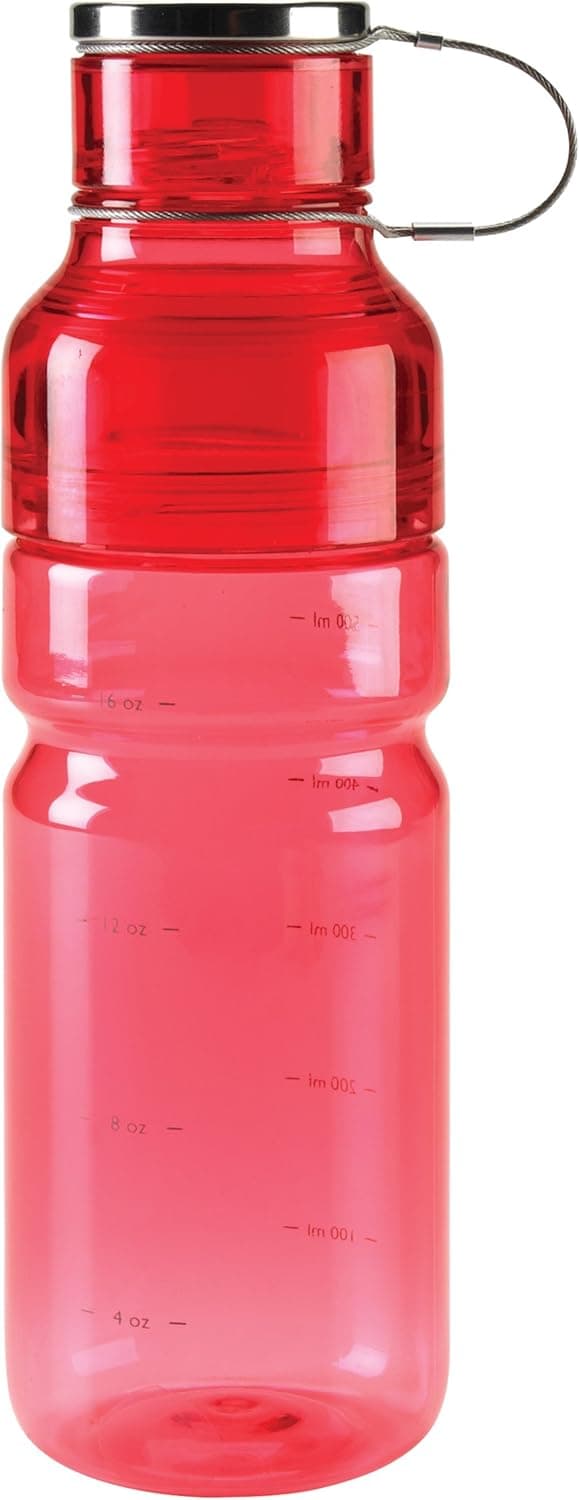OXO Good Grips Water Bottle, BPA-Free Plastic, Pink