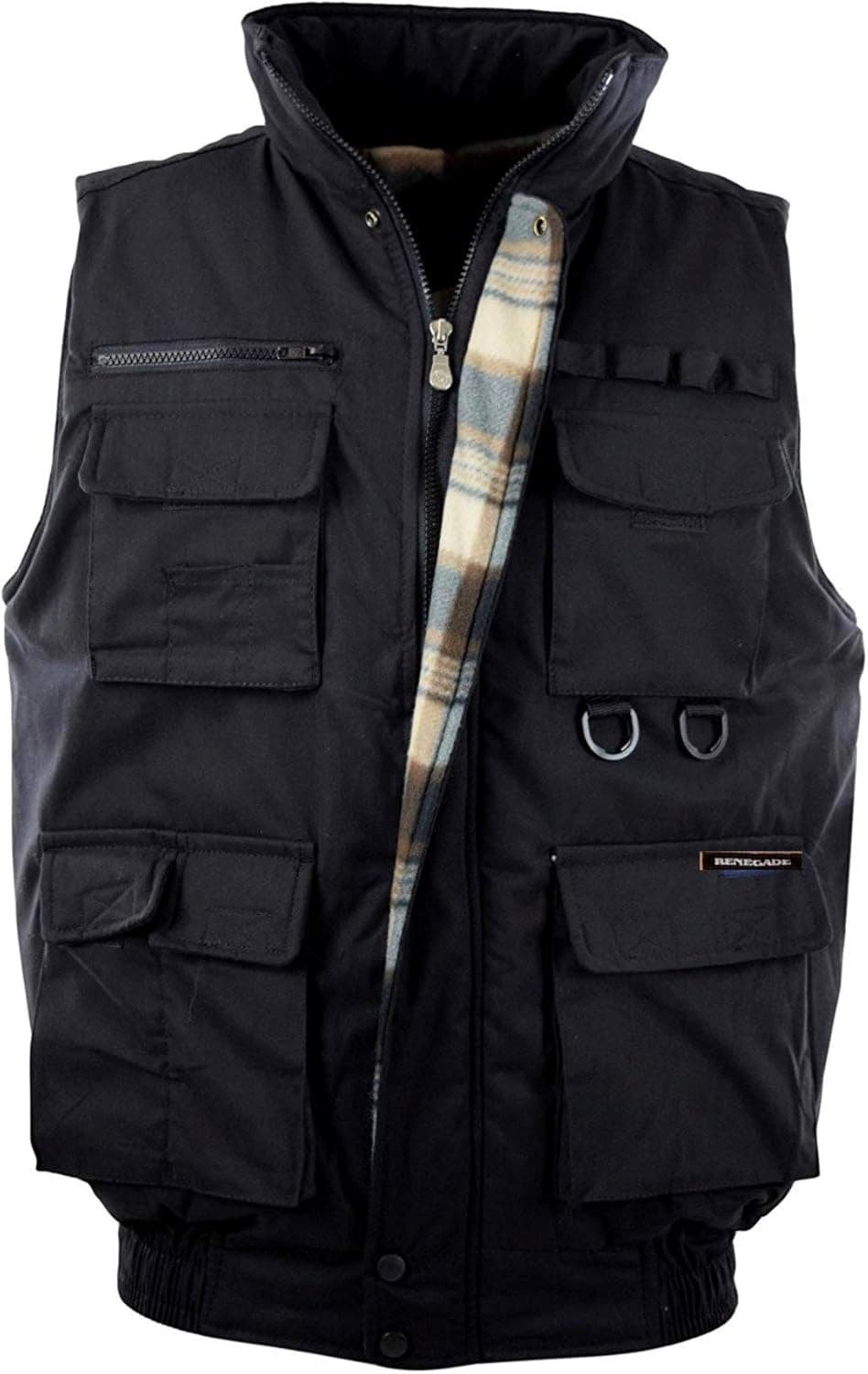 Renegade Men's Vest 1322 Pockets Hunting Padded 100% Authentic