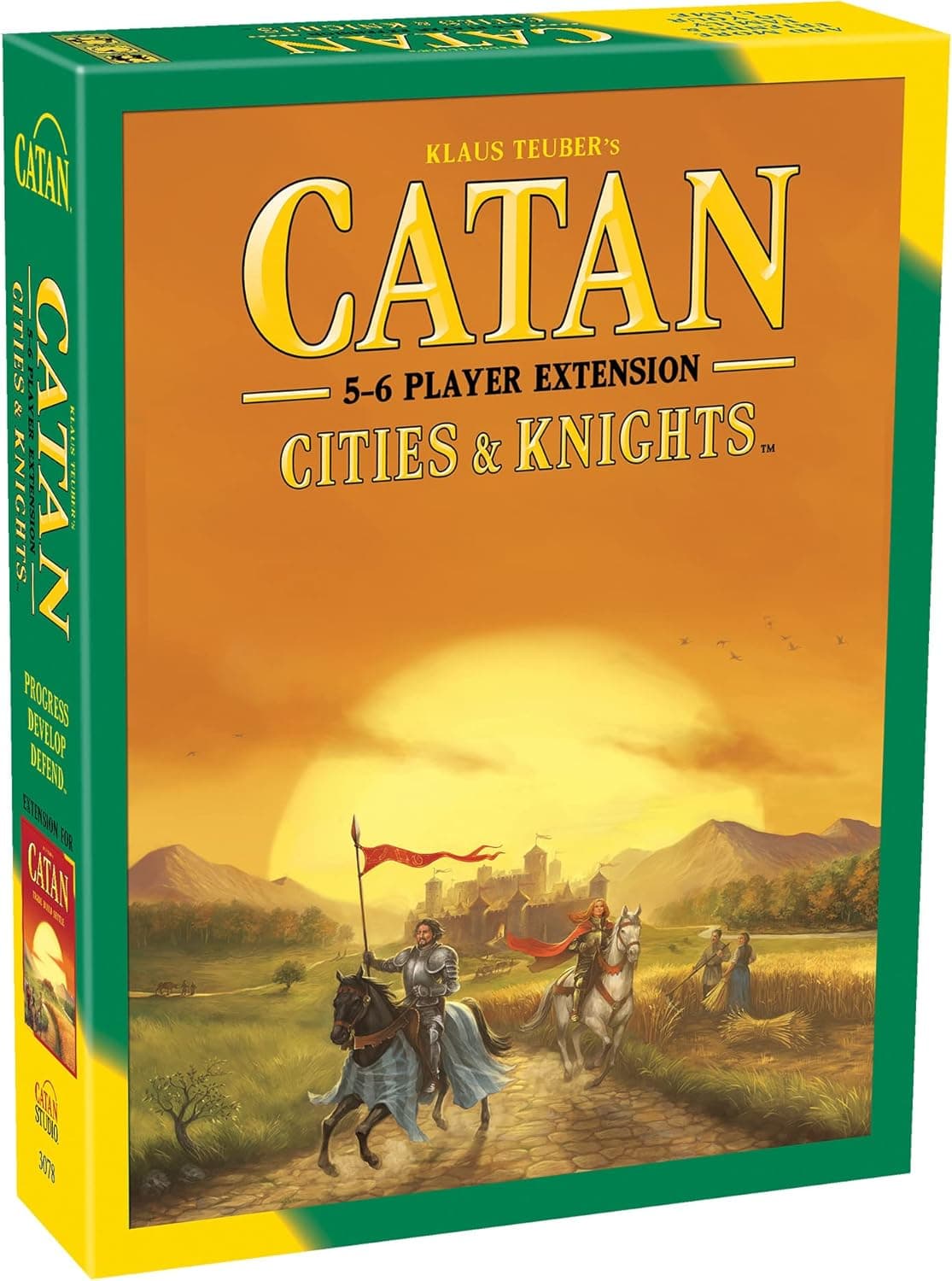 CATAN Cities & Knights Board Game 5-6 Player EXTENSION | Strategy Game | Adventure Game | Family Game for Adults and Kids | Ages 12+ | 3-6 Players | Avg. Playtime 60-90 Minutes | Made by CATAN Studio