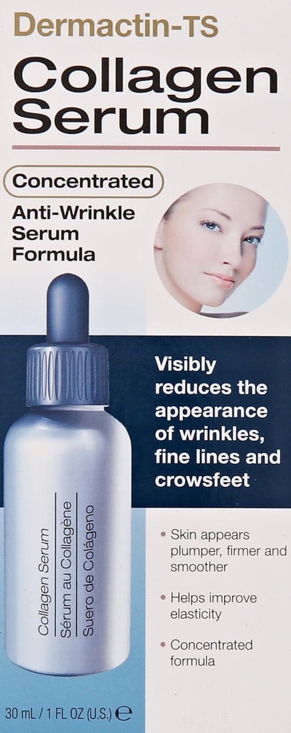 Dermactin-TS Collagen Serum Concentrated Anti-Wrinkle Serum Formula Facial Treatment Products 1 fl. oz.