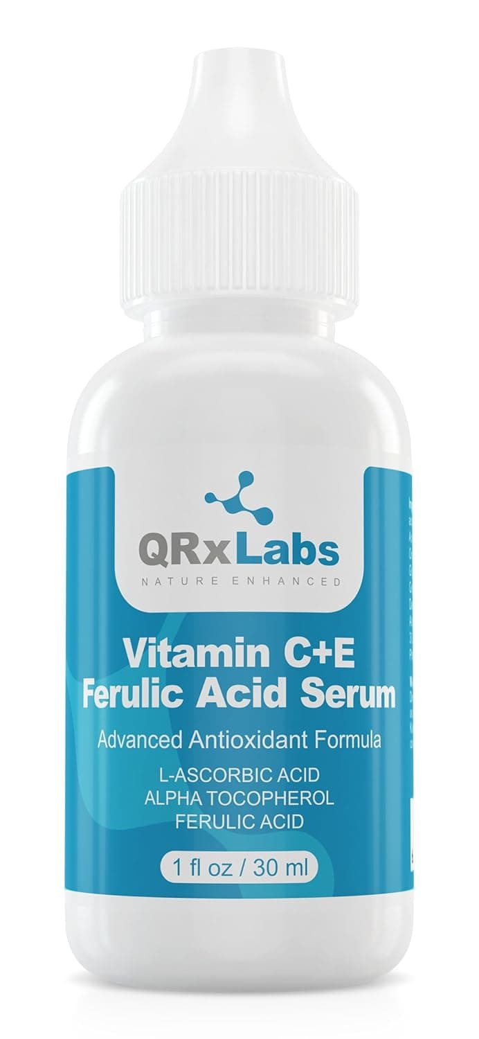 QRxLabs Vitamin C and E/Ferulic Acid Serum Combination Antioxidant Treatment, 1 fl. oz.