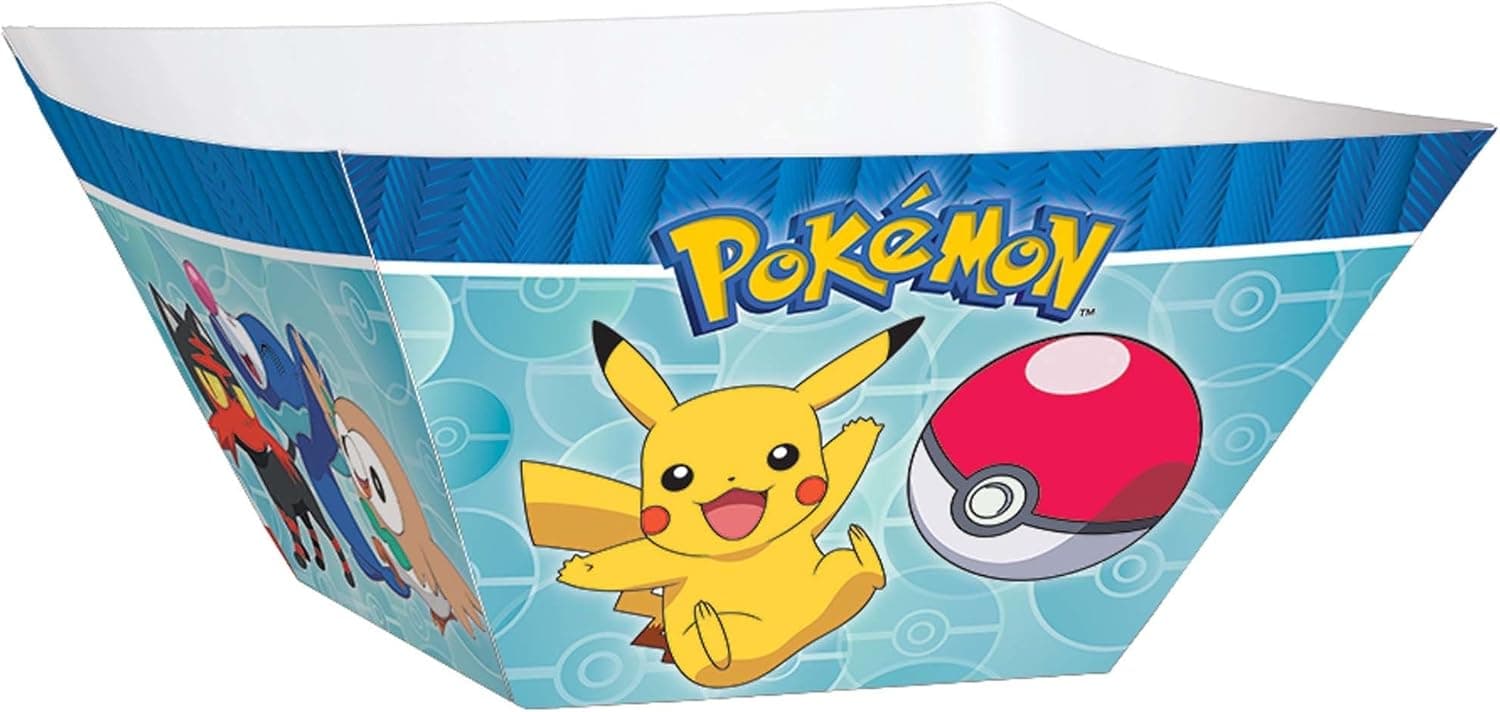 3 Pokemon Core Birthday Party Tableware Paper Bowl