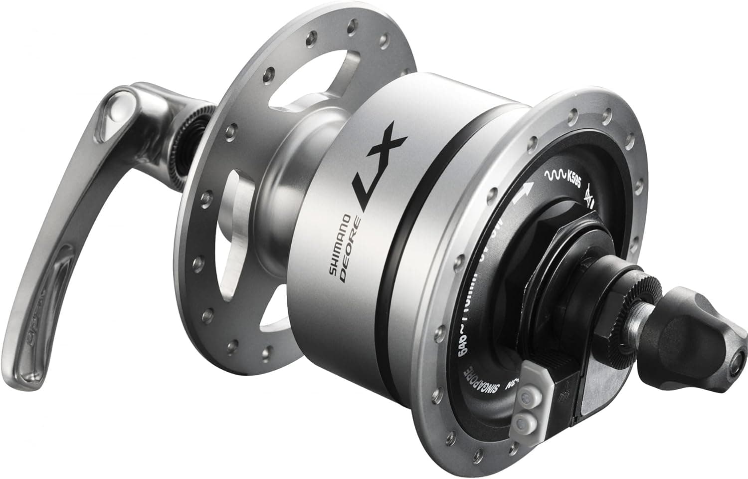 Shimano Deore LX LX DH-T670 Deore LX 6v 3.0w Quick Release Dynamo Front Hub