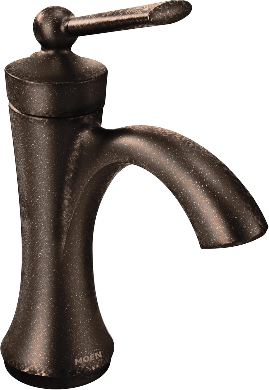Moen 4500ORB Wynford One-Handle High-Arc Bathroom Faucet with Drain Assembly, Oil Rubbed Bronze , Oil-Rubbed Bronze