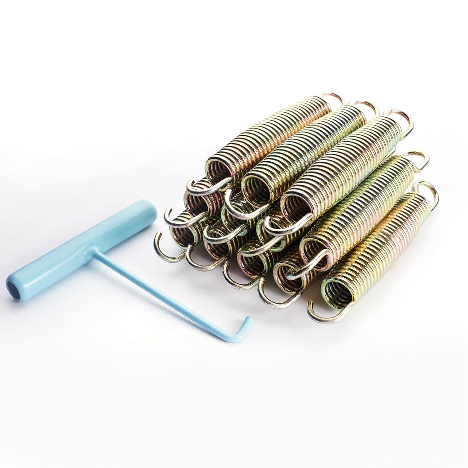 SkyBound Premium 7" Inch Replacement Trampoline Springs - Weather-Resistant Galvanized Zinc - Set of 24