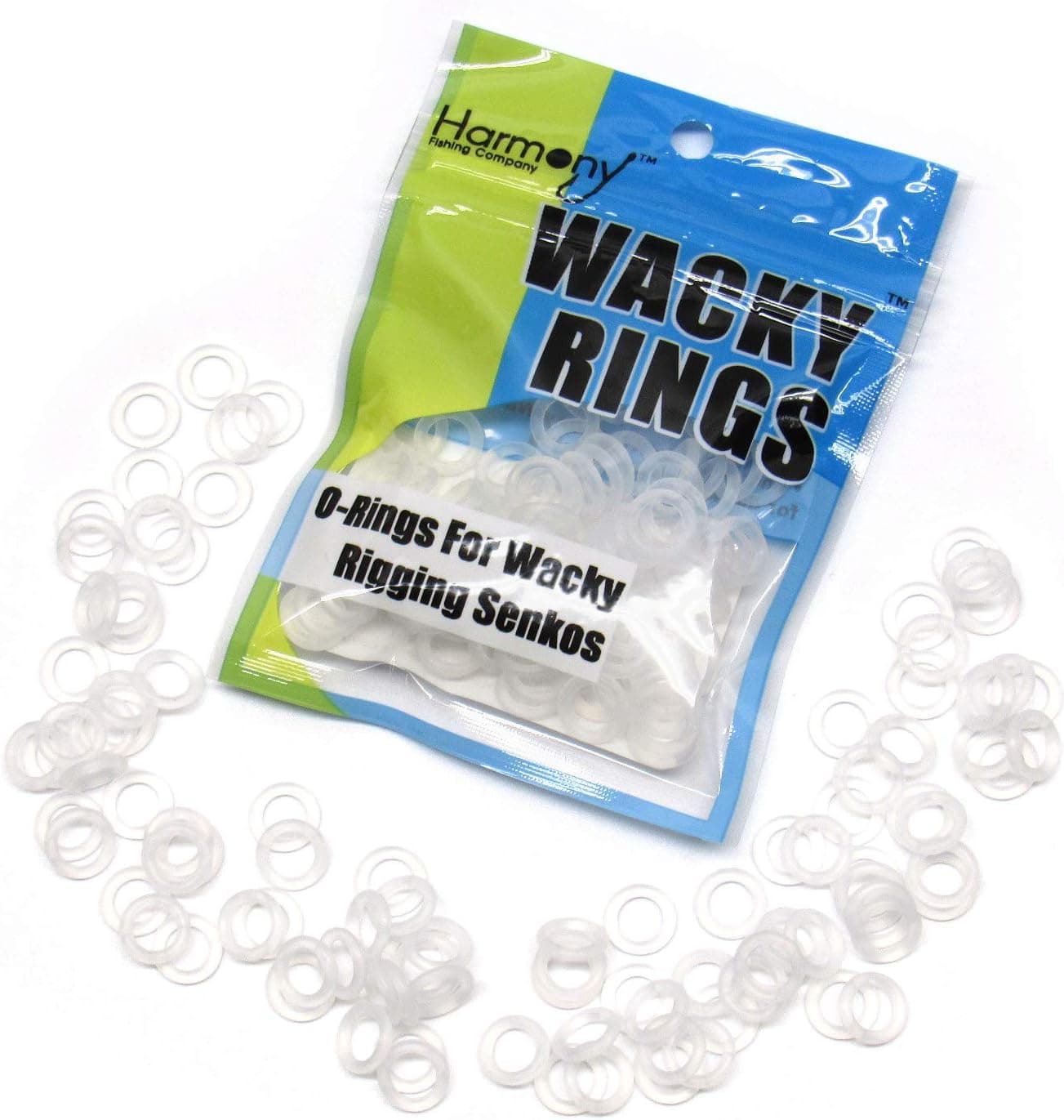 Wacky Rings (100 pk - O-Rings for Wacky Rigging Senko Worms/Soft Stickbaits – Bait Saver Orings for 4&5” Senko Style Worms - Save Your Worms from Tearing While Wacky Rigging