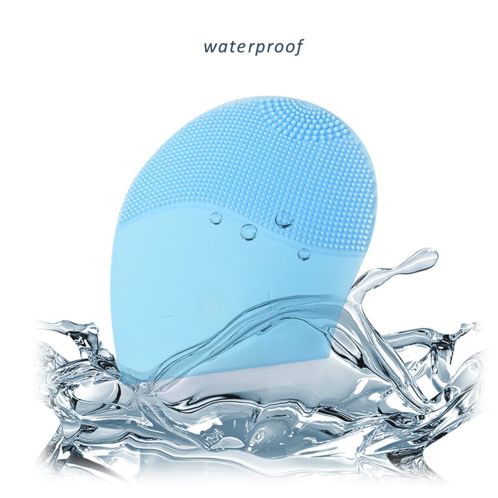 Facial Cleansing Brush, Gadgetrock Electric Face Brush Face Cleaner Both for Men and Women, Baby Bath Brush, Face Wash Brush Face Scrub Electric Cleansing Skin Care System(Blue)