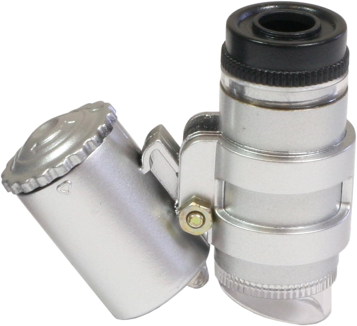 HTS 211C0 2 LED 45x Mini Illuminated Microscope