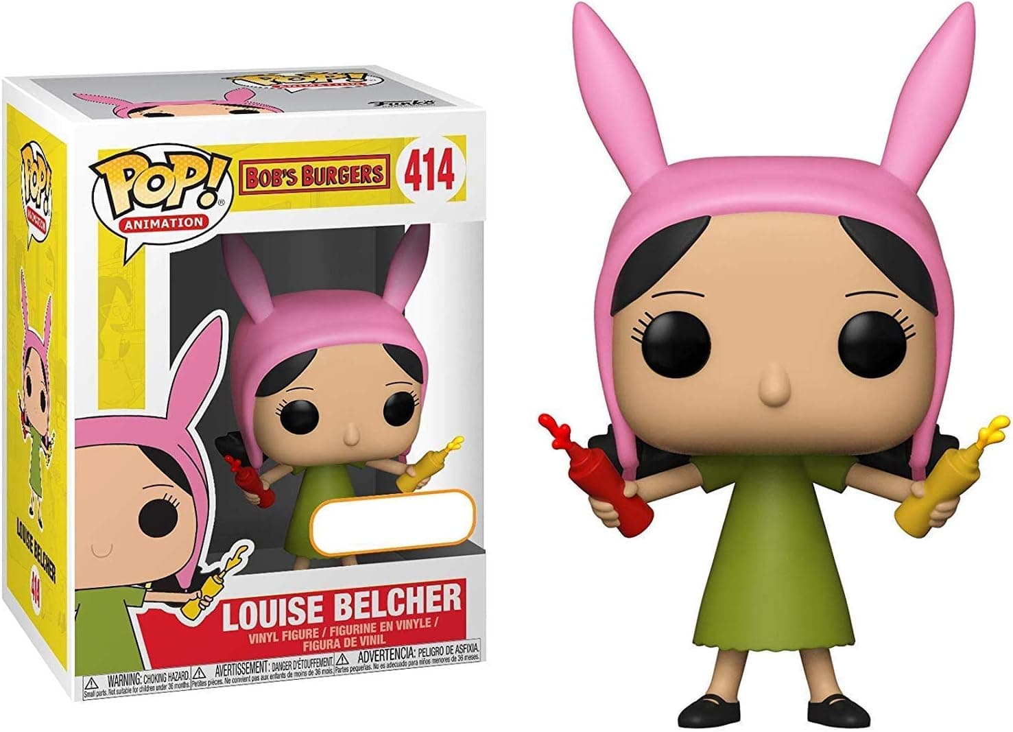 Funko Pop! Bob’s Burgers Louise Belcher with Condiments Vinyl Figure Exclusive