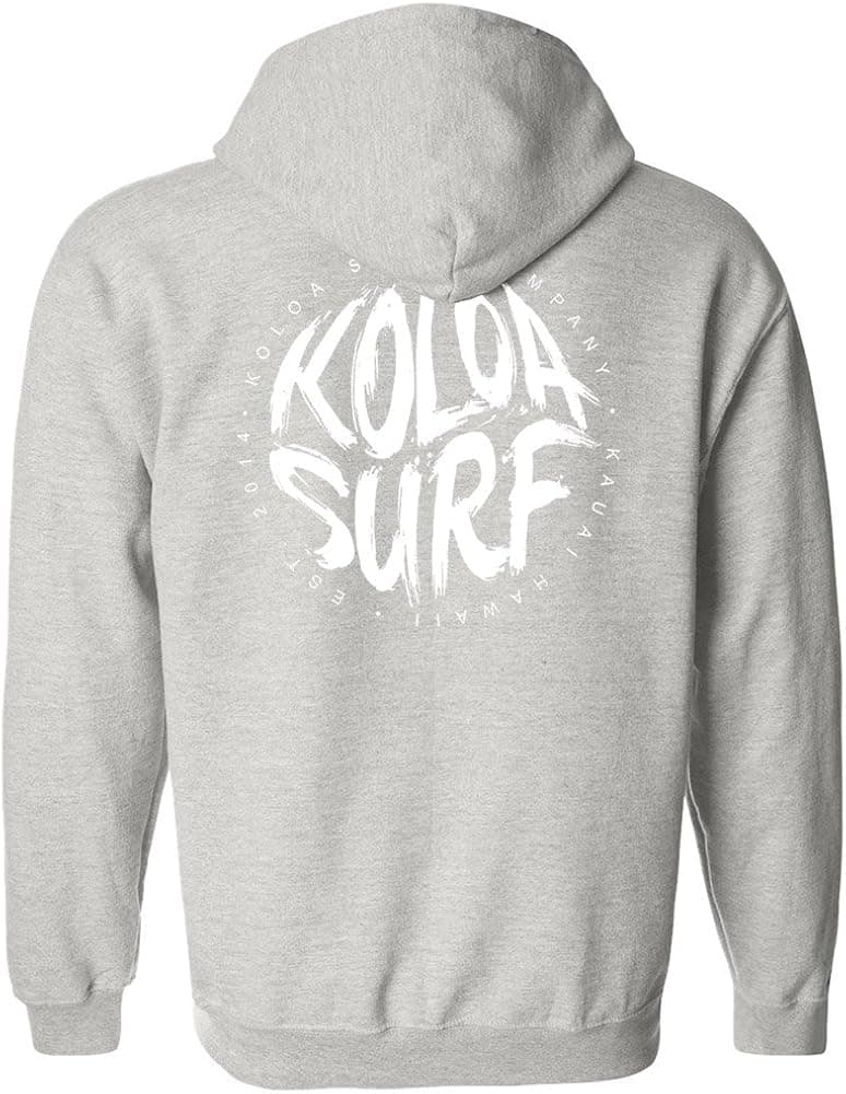 Koloa Surf Graphic Logo Zipper Hoodies - Hooded Sweatshirts. in Sizes S-5XL