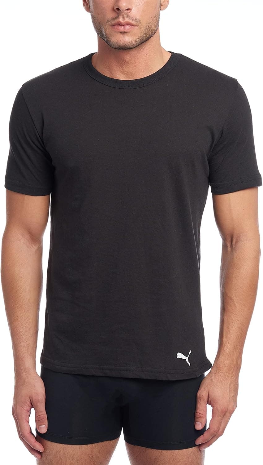 PUMA Men's 3 Pack Crew Neck T-Shirts