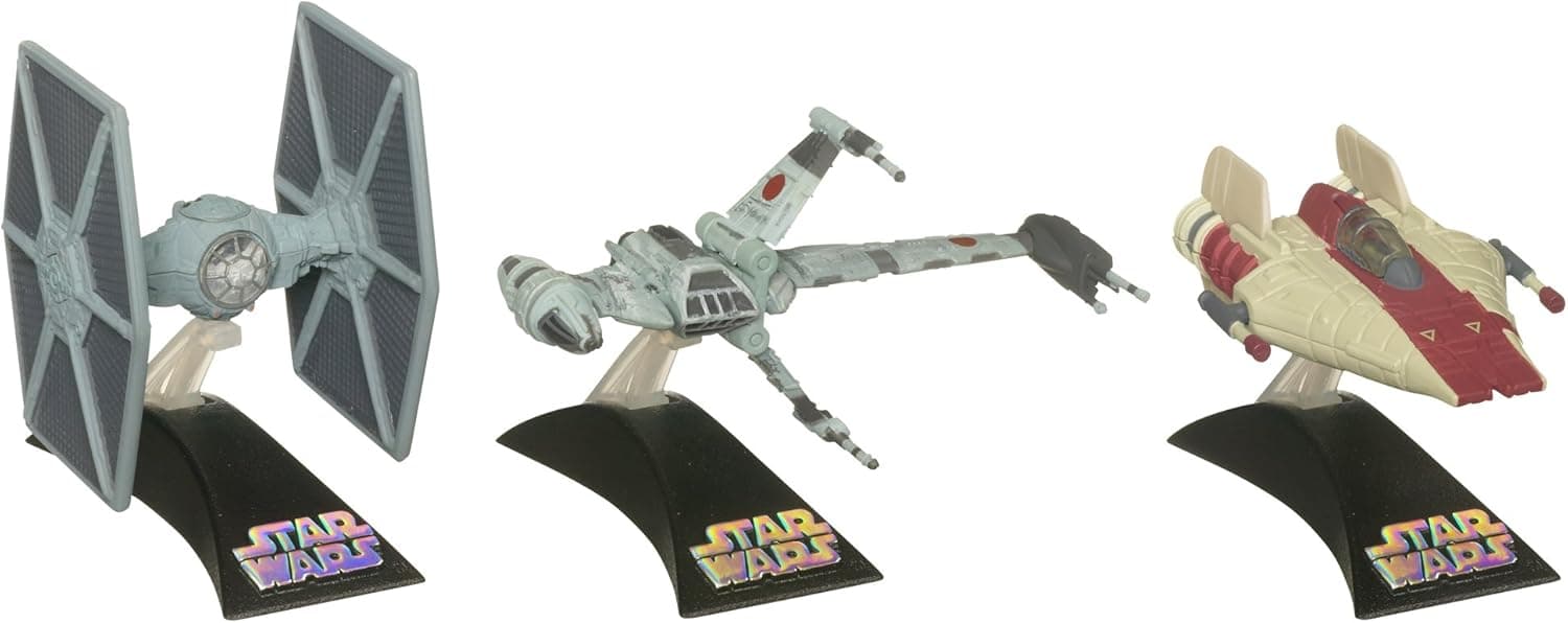 Star Wars Die Cast Titanium Vehicle - Episode VI A-WING/B-WING/TIE FIGHTER
