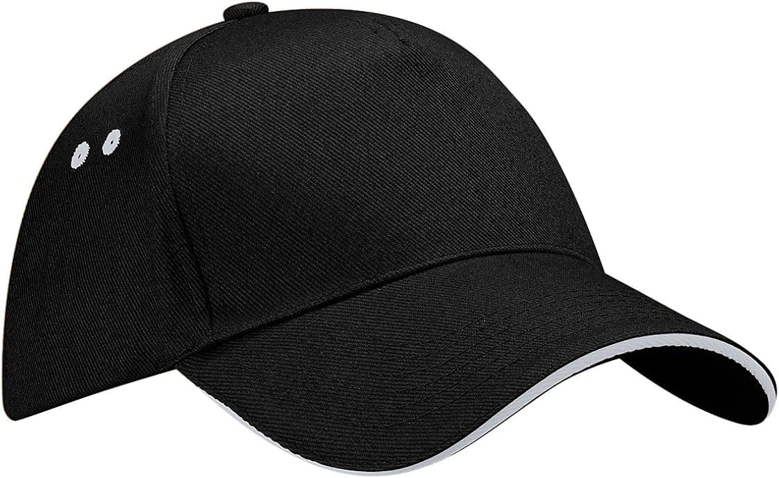 Beechfield Ultimate 5 panel contrast cap sandwich peak