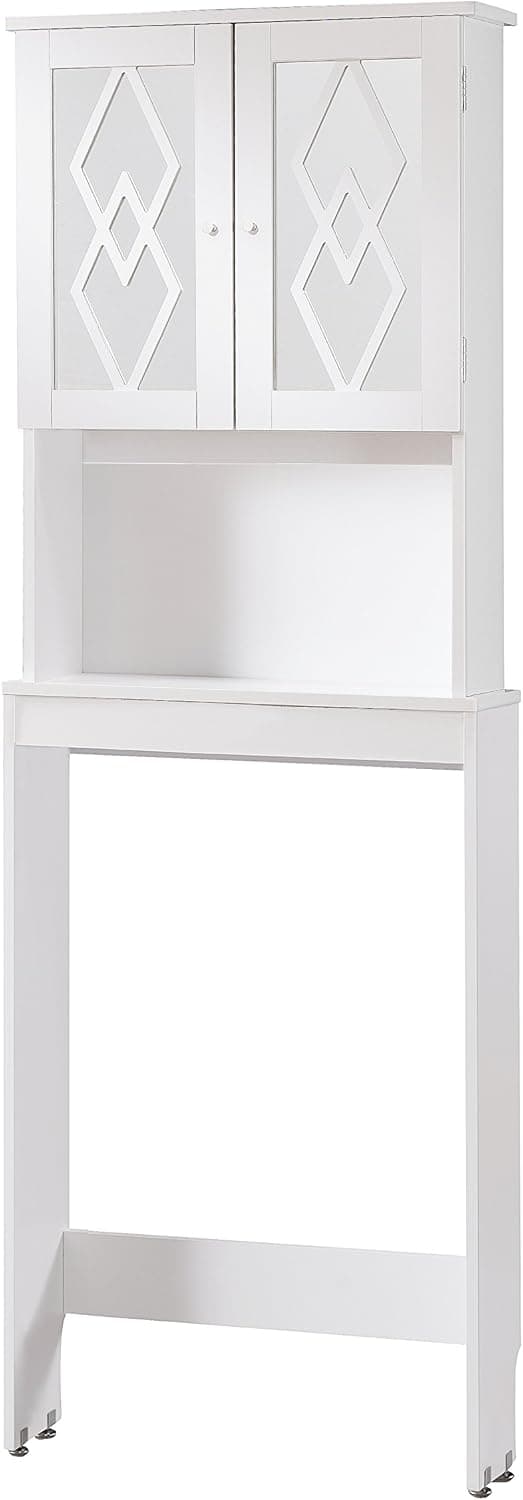 ioHOMES Sindie Over Toilet Space Saver, White