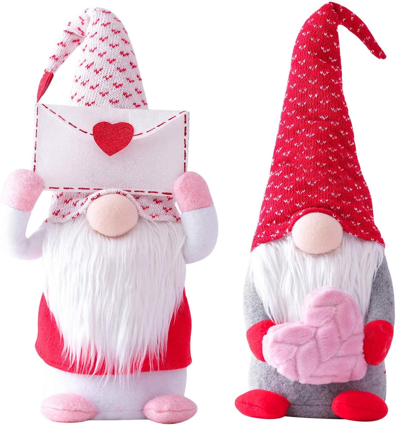 Valentines Day Gnome Plush Elf Decorations, Gnome Faceless Santa Doll, Easter Gnome Desktop Decorations for Carnival's Day Table Ornament, Valentine's Present