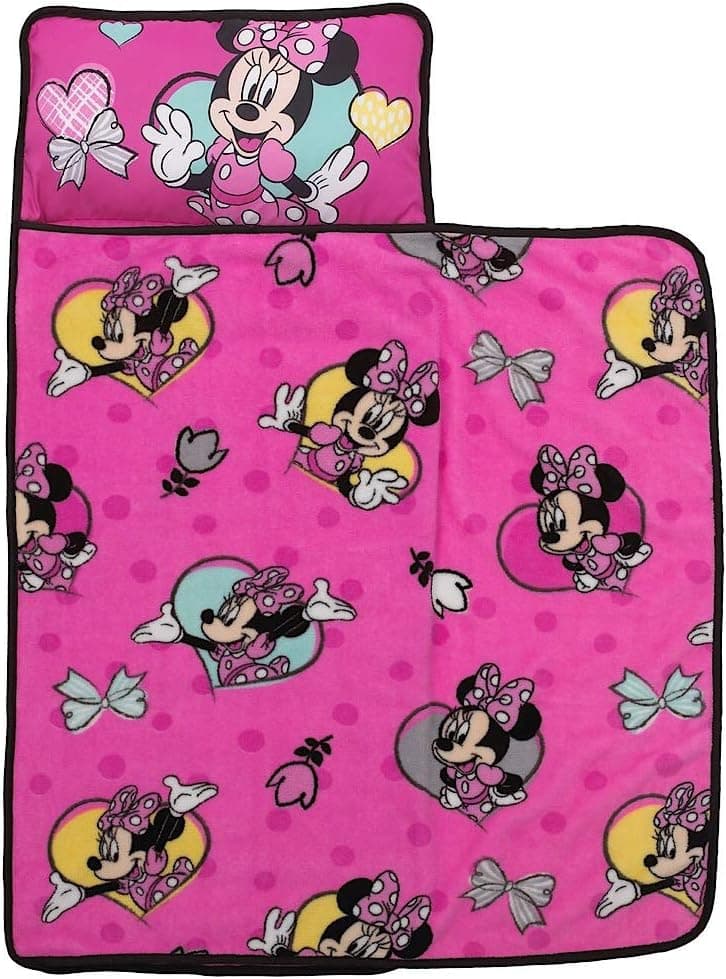 Disney Minnie Mouse Girls Nap Mat with Blanket