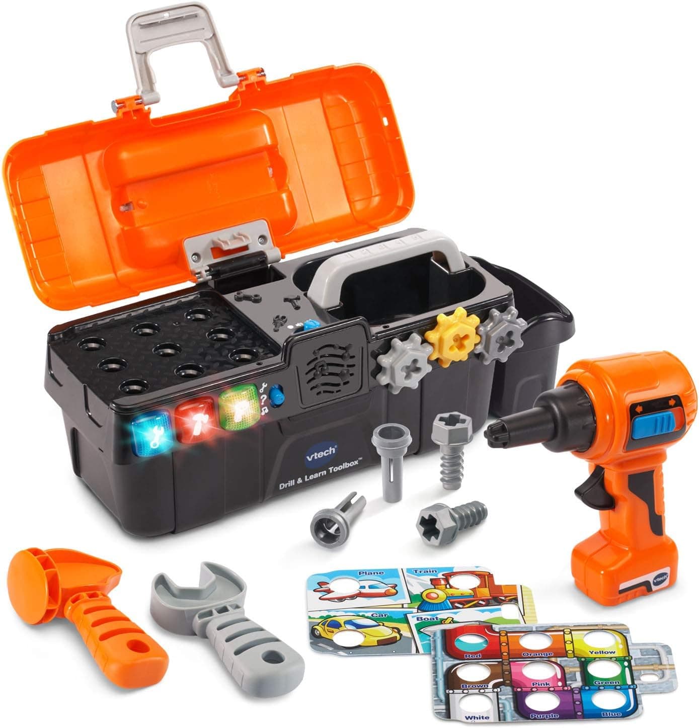 VTech Drill and Learn Toolbox Amazon Exclusive , Orange