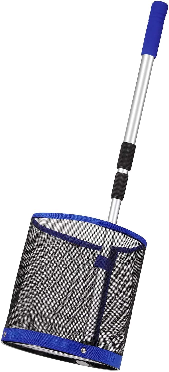 BESPORTBLE Pingpong Ball Retriever, Ball Pick Up Net Bag Table Tennis Ball Picker Container Training Tool for Ball(Blue)