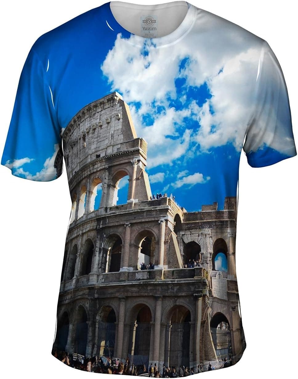 Yizzam- Coliseum Rome -Tshirt- Mens Shirt