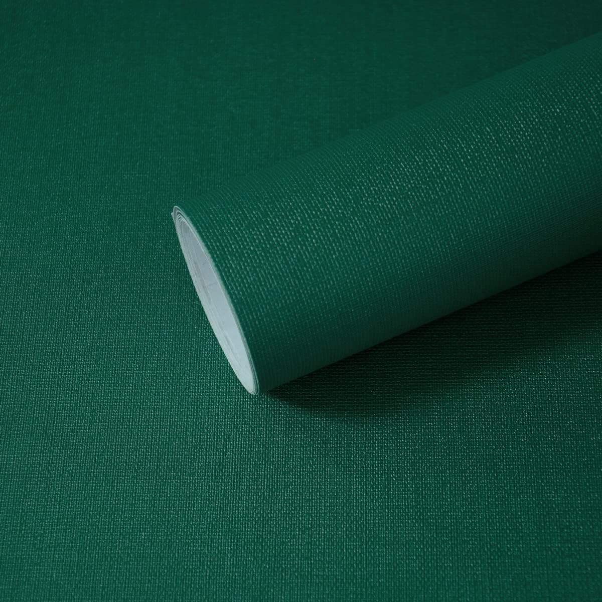 LEECICILE Green Contact Paper Solid Green Peel and Stick Wallpaper Self-Adhesive Green Wallpaper Removable Wallpaper Green Textured Shelf Liner Decorative Walls Vinyl Roll 15.7"x118"