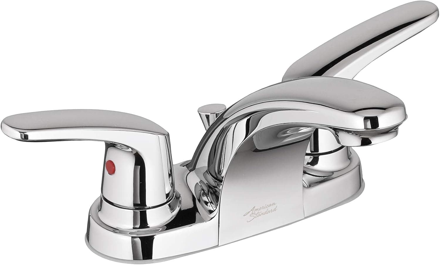 American Standard 7075200.002 Colony Pro Two-Handle Centerset Bathroom Faucet, 1.2 GPM, Polished Chrome