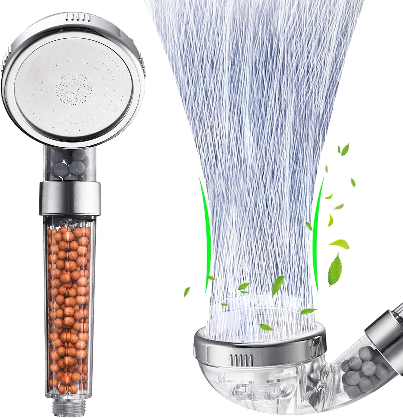 nosame High-pressureHandheld Showerheads small waist water column