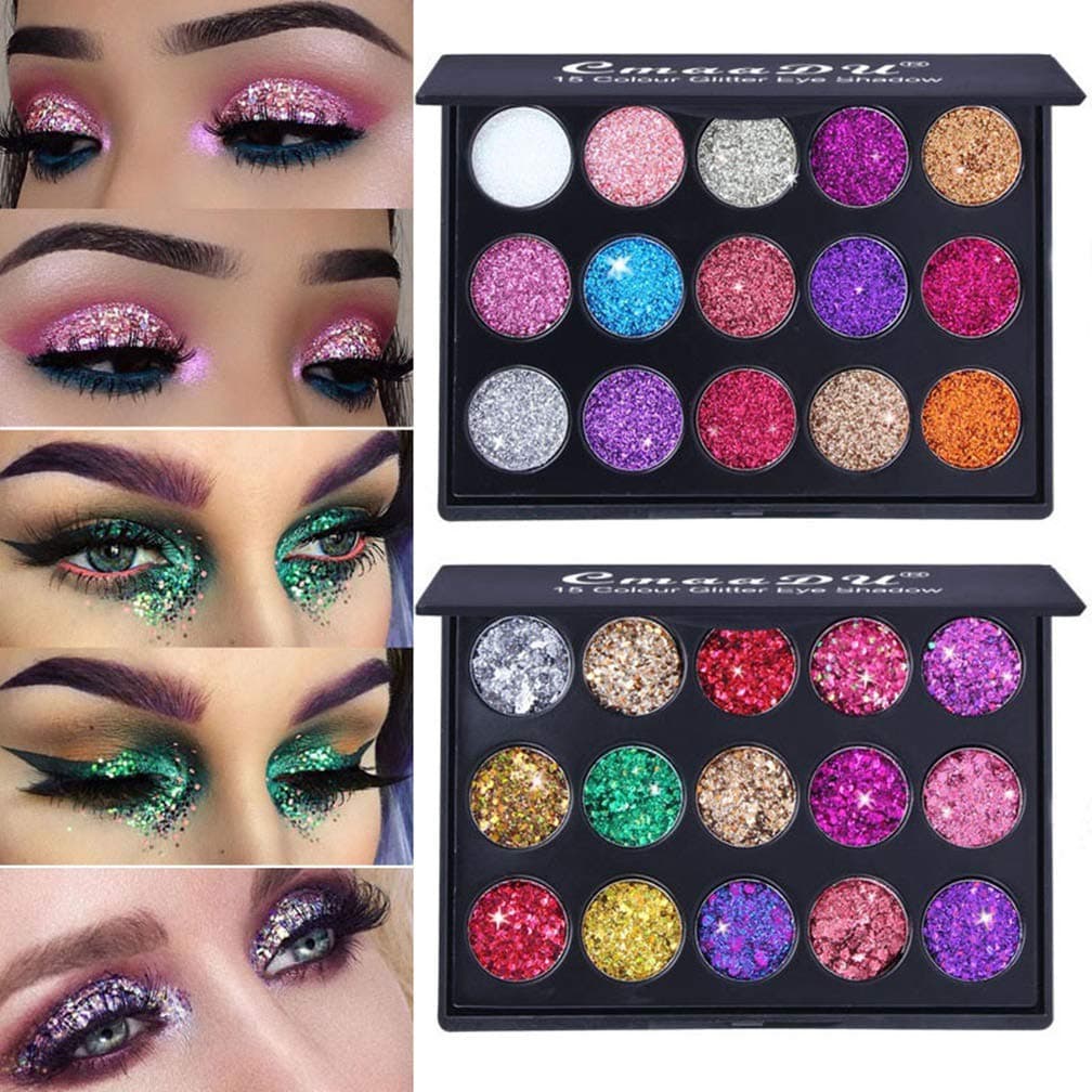 Mysense 30 Colors Glitter Eyeshadow Palette 02