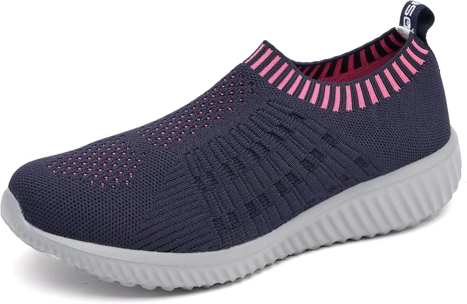 TIOSEBON Women's Athletic Walking Shoes Slip On Casual Mesh-Comfortable Tennis Workout Sneakers
